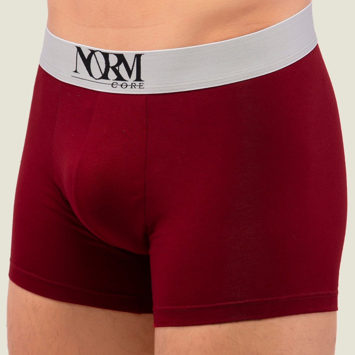 Maroon Trunk with Silver Waistband