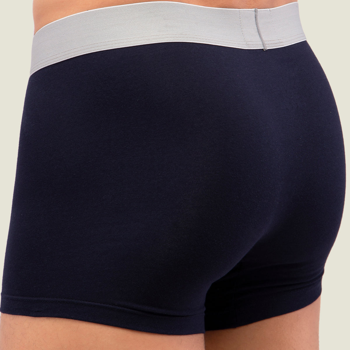 Navy Blue Trunk with Silver Waistband
