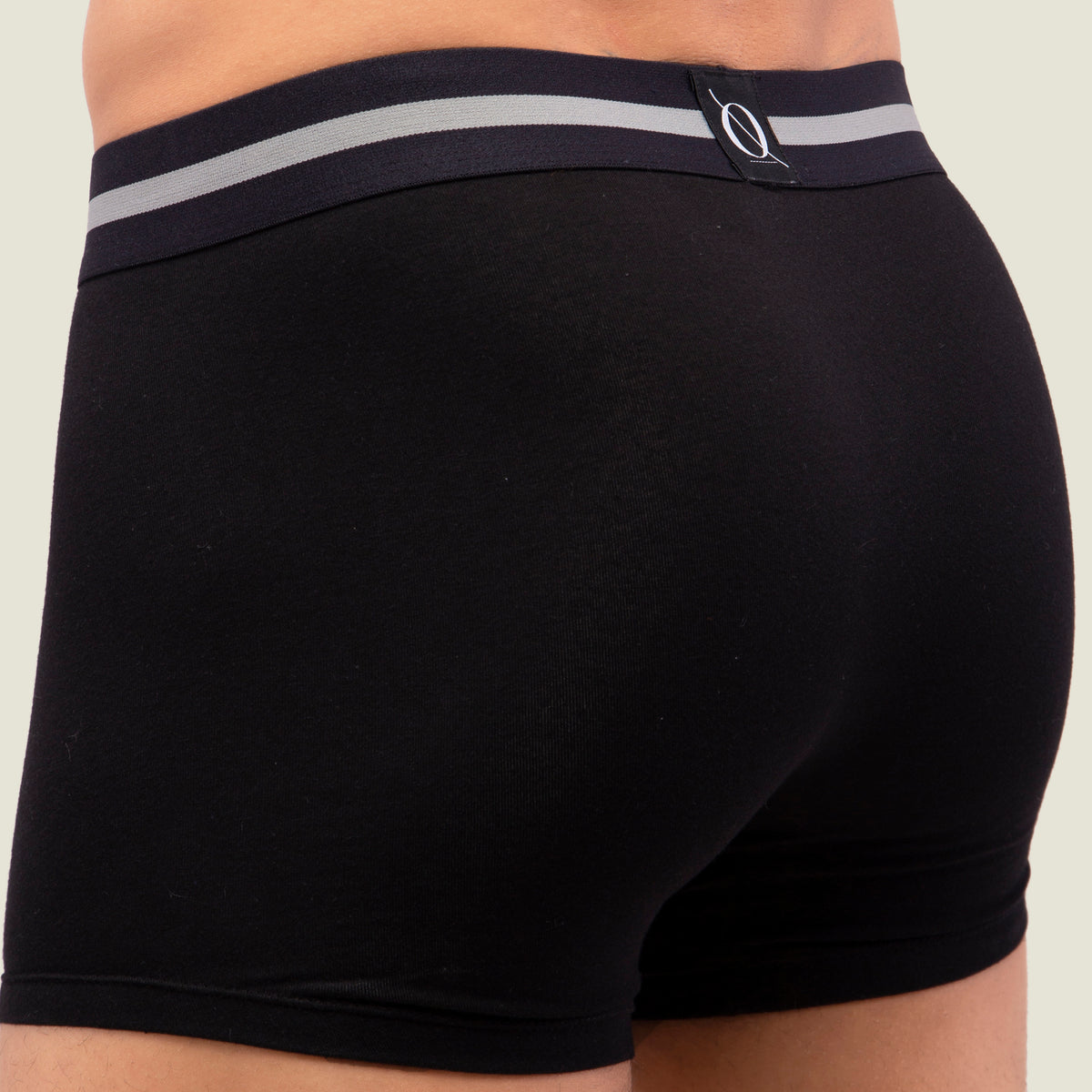 Navy Blue Trunk with Black Waistband
